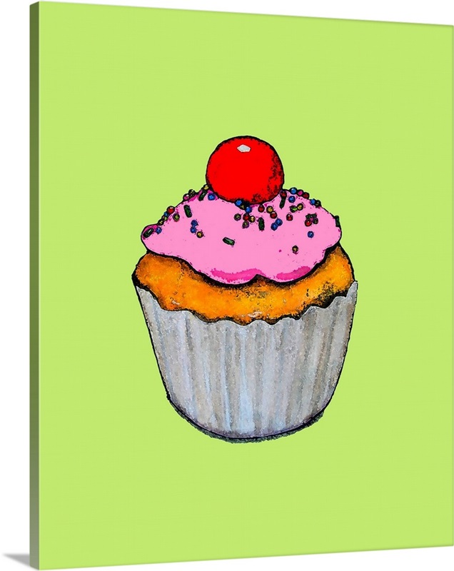 Cupcake Wall Art, Canvas Prints, Framed Prints, Wall Peels Great Big