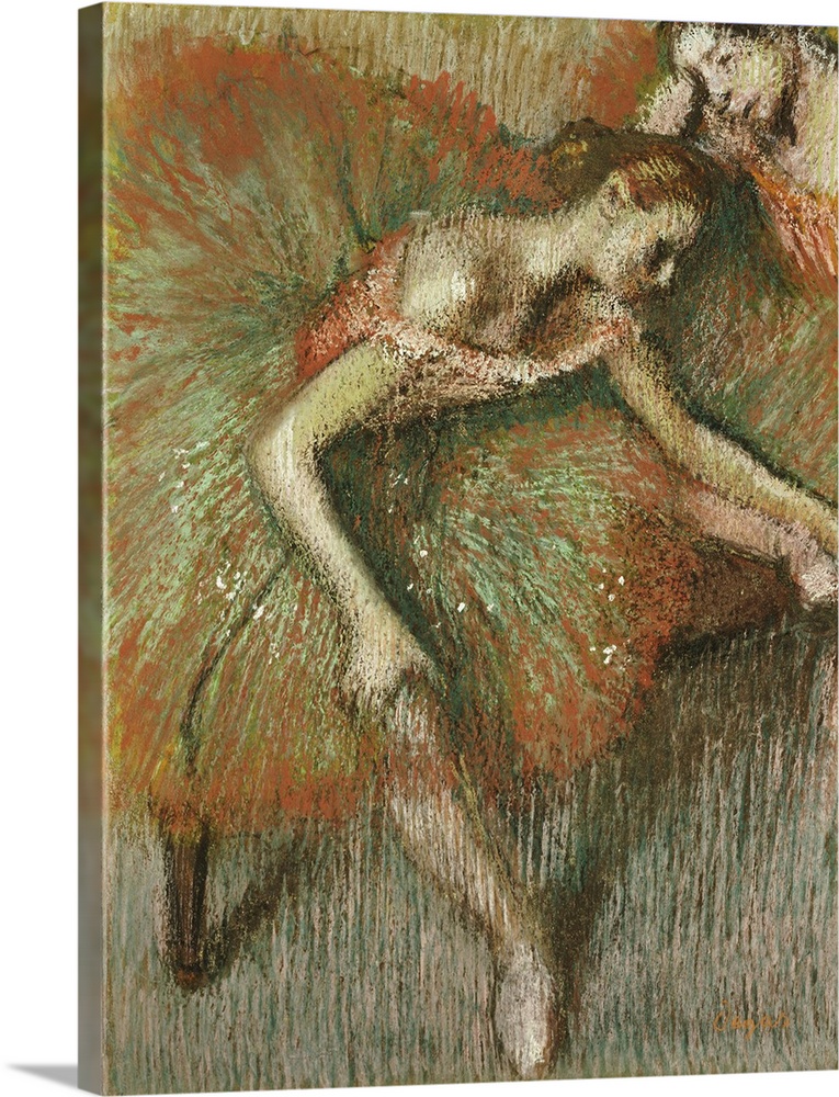 Dancers, c.1899 (pastel on board) by Degas, Edgar (1834-1917)
