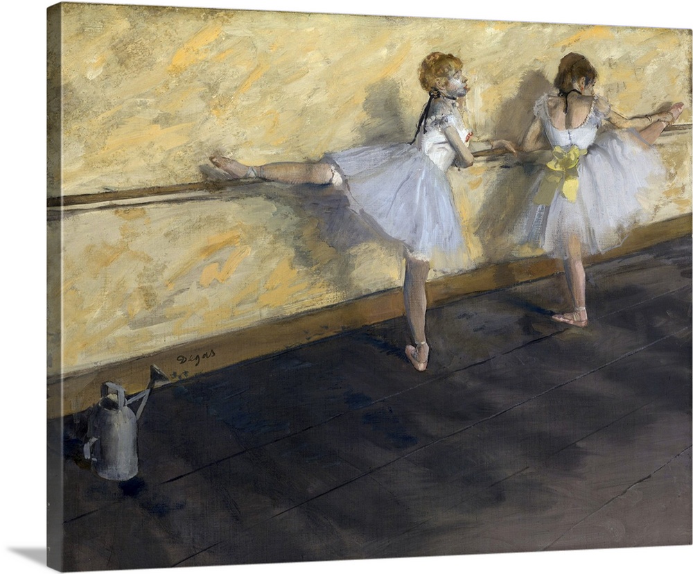 Dancers Practicing At The Barre, 1877
