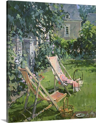 Deck Chairs at Coudray, 1998