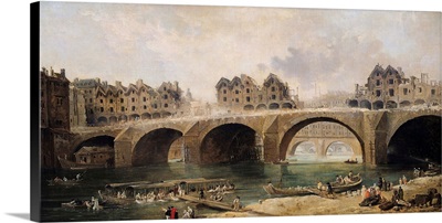 Demolition of the Houses on the Notre-Dame Bridge, c.1786