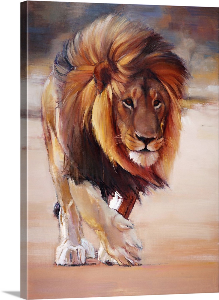 Desert King, 2020. Originally oil on canvas.