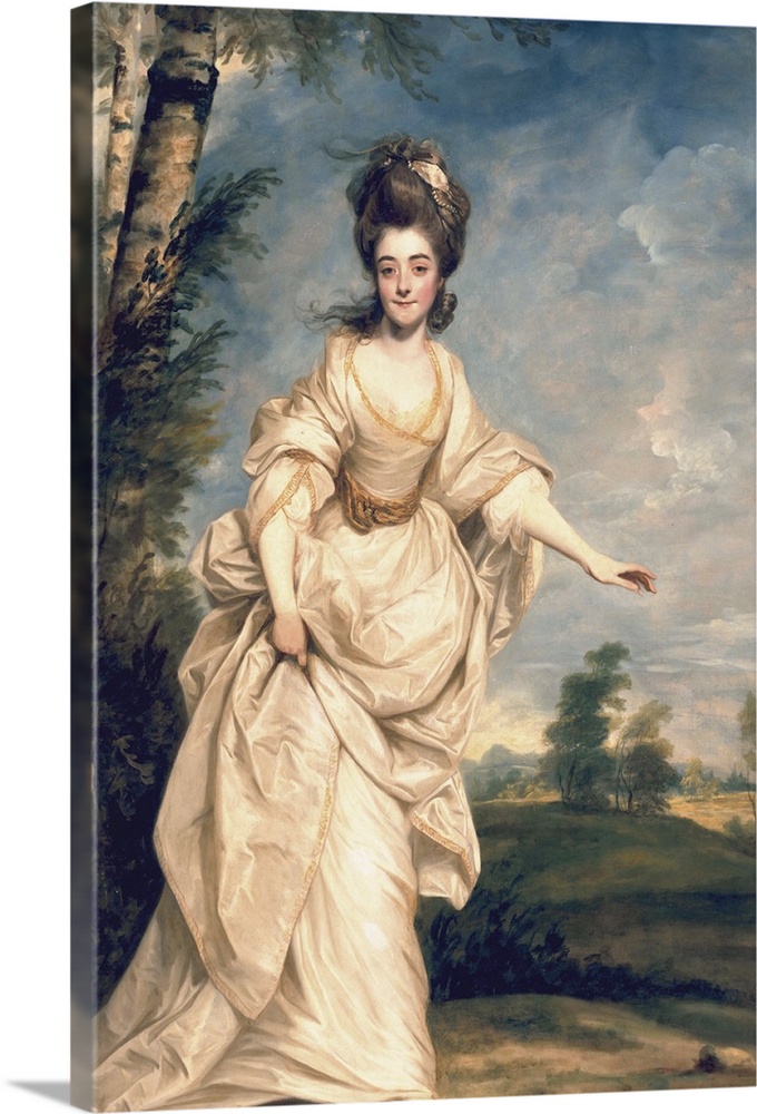 HEH416339 Diana, Viscountess Crosbie, 1777 (oil on canvas)  by Reynolds, Sir Joshua (1723-92); 240.7x147.3 cm; Huntington ...