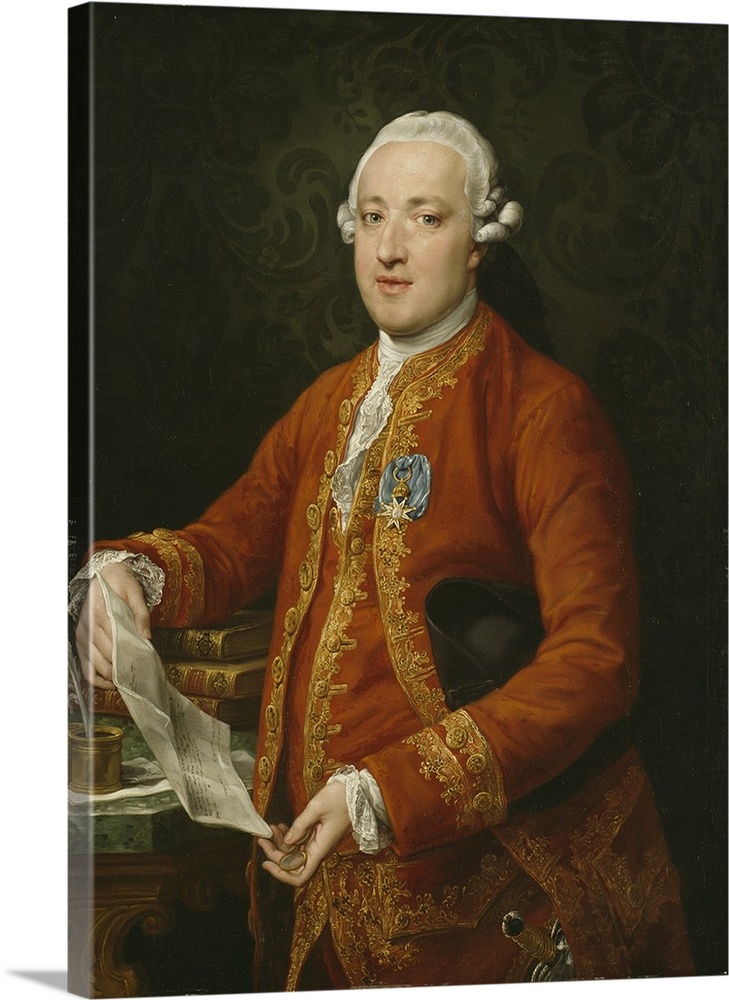 Don Jose Monino y Redondo, Conde de Floridablanca, c.1776, oil on canvas.