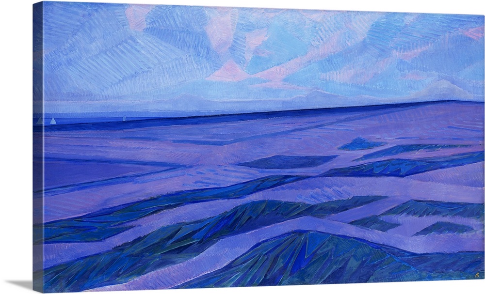 Dune Landscape, 1911 (originally oil on canvas) by Mondrian, Piet (1872-1944)