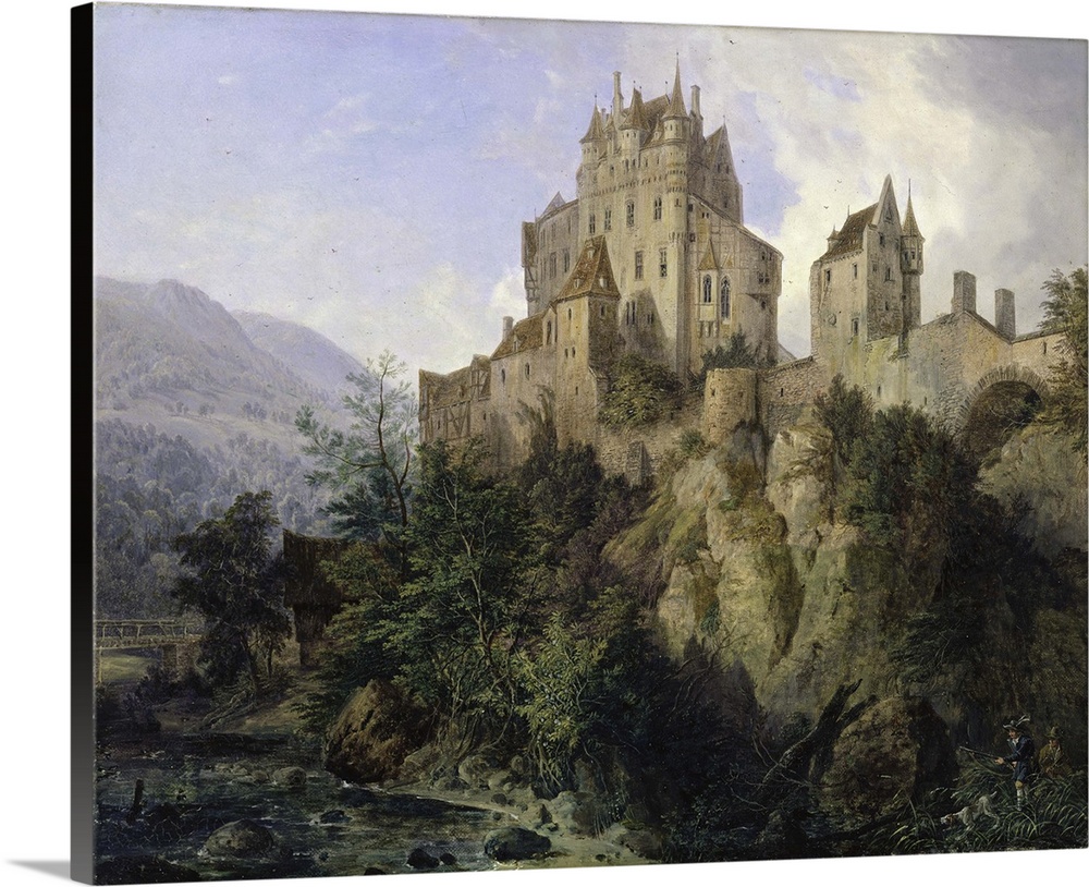 Eltz Castle by Domenico Quaglio