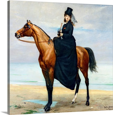 Equestrian Portrait of Mademoiselle Croizette, 1873