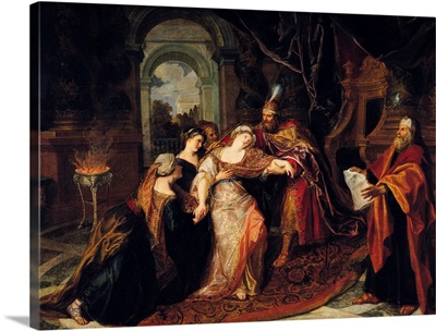 Esther before Ahasuerus, before 1697