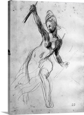 Female Nude, study for Liberty Leading the People