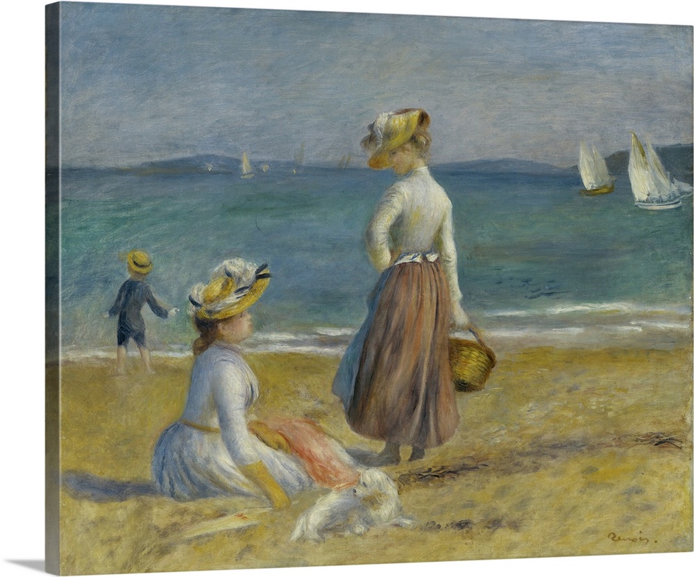 Figures On The Beach, 1890