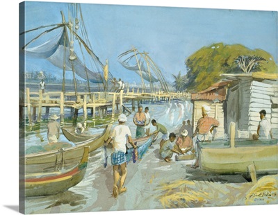 Fishing Nets near Cochin, 1994