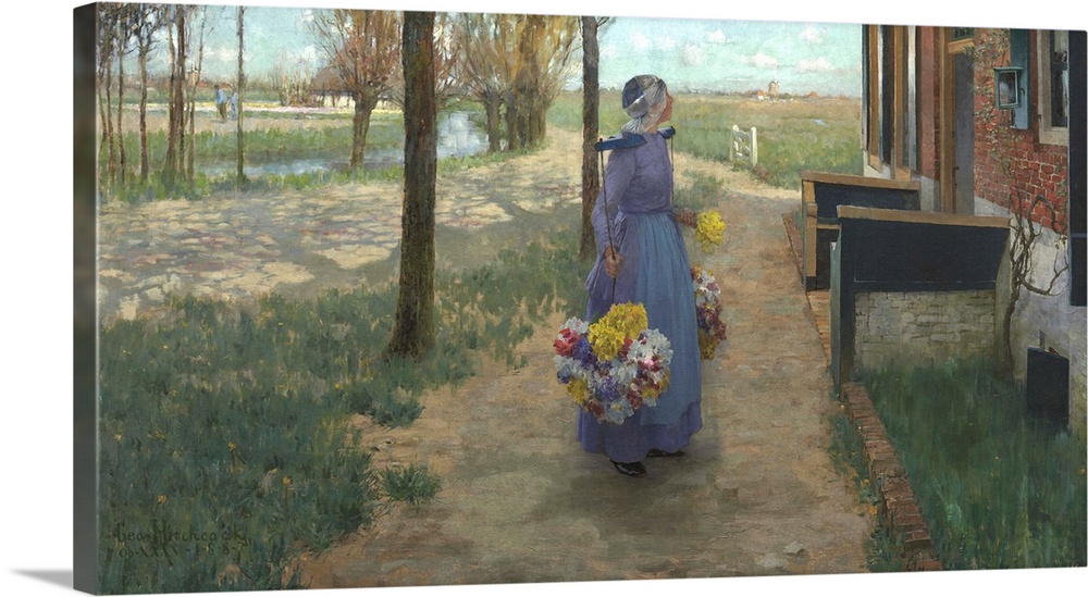 Flower Girl in Holland, 1887, oil on canvas.