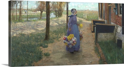 Flower Girl in Holland, 1887