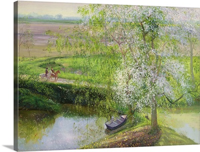 Flowering Apple Tree and Willow, 1991