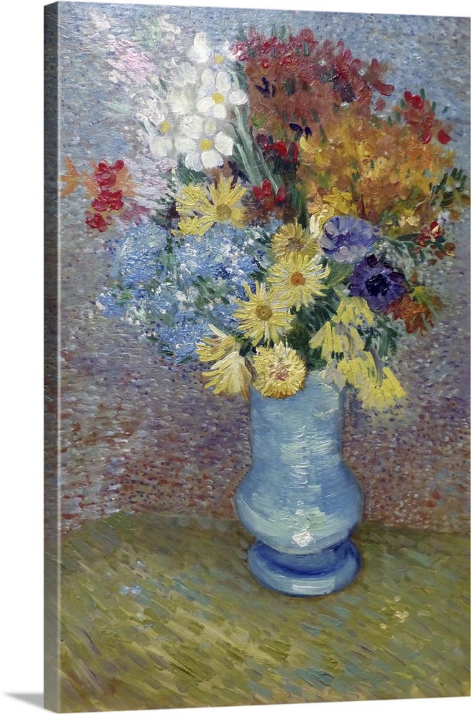 Flowers In A Blue Vase, 1887