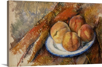 Four Peaches On A Plate, 1890-94