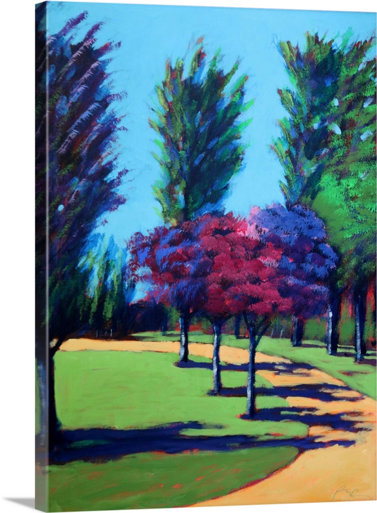 Four seasons. (Originally acrylic on board.)