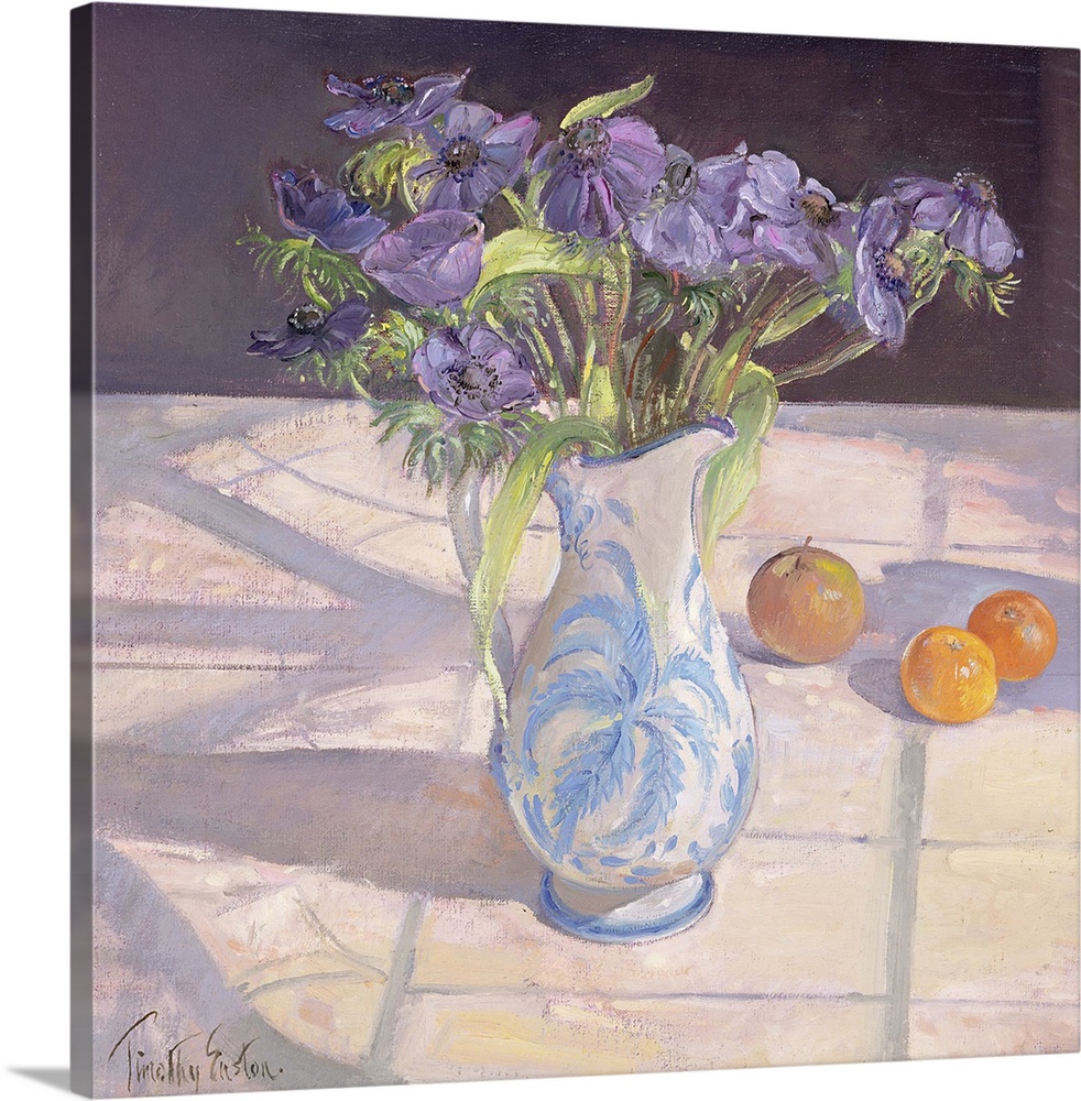 French Jug with Anemones