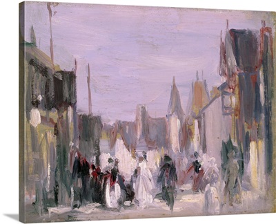 French Village With Figures, 1902-03