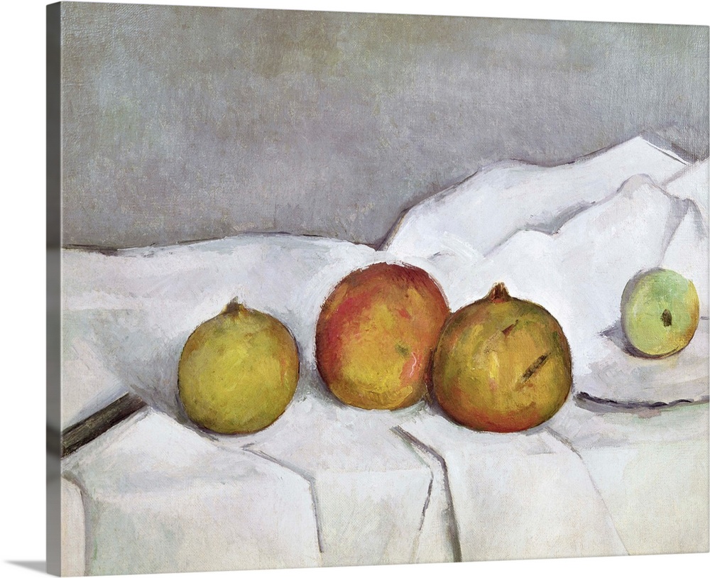 A still life painting of food that was painted at a time period that becomes incredibly pivotal to Western art history.