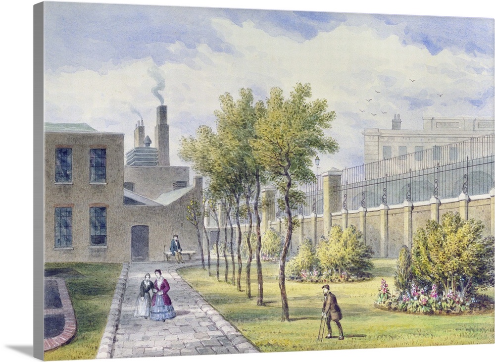 Garden of St. Thomas's Hospital, Southwark, London