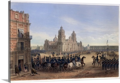 General Scott's Entrance Into Mexico City, Pub 1851