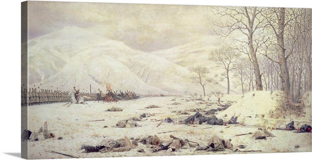 BAL167481 General Skobelev (1843-82) at Shipka, Russo-Turkish War of 1877-78, 1878 (oil on canvas) by Weretshchagin, Piotr...