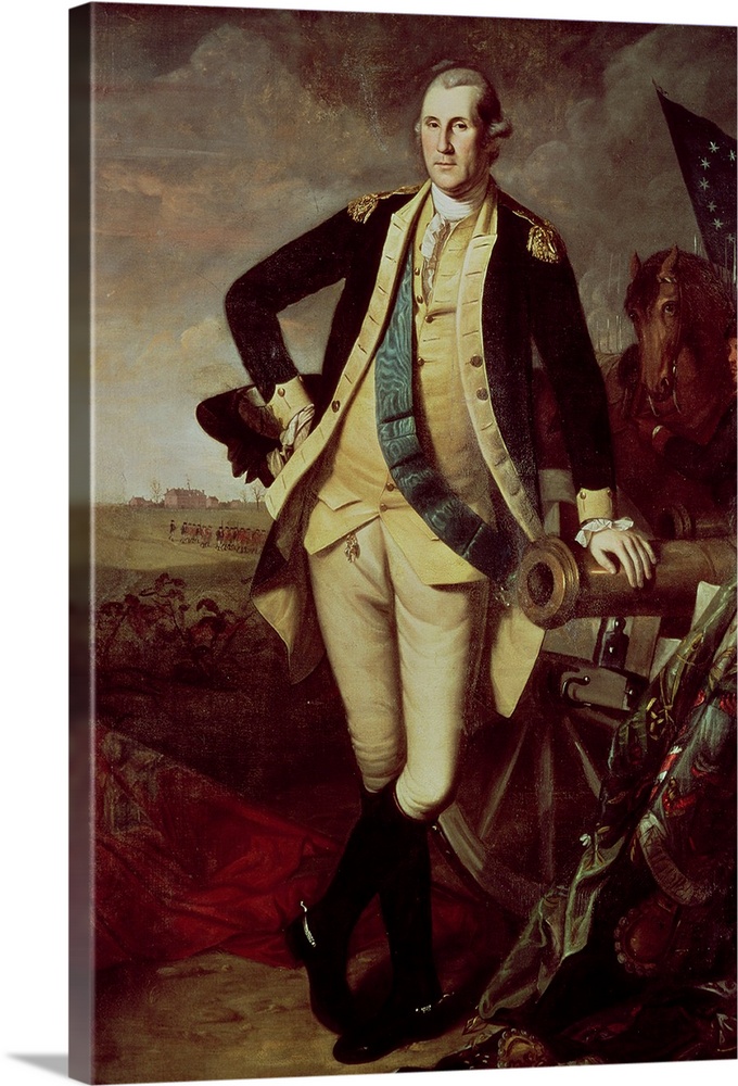 BAL28610 George Washington at Princeton; by Peale, Charles Willson (1741-1827); oil on canvas; Pennsylvania Academy of the...