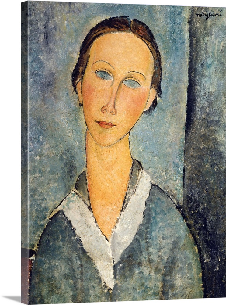 Girl in a Sailor's Blouse, 1918 (originally oil on canvas) by Modigliani, Amedeo (1884-1920)