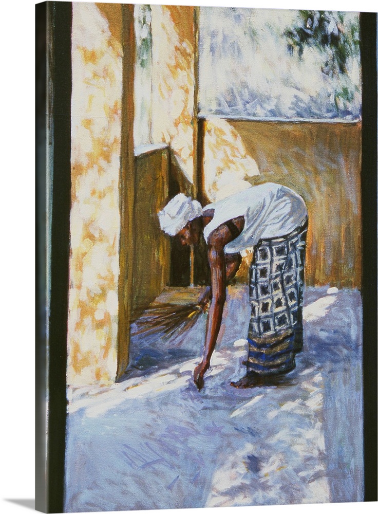 Girl Sweeping II, 2002