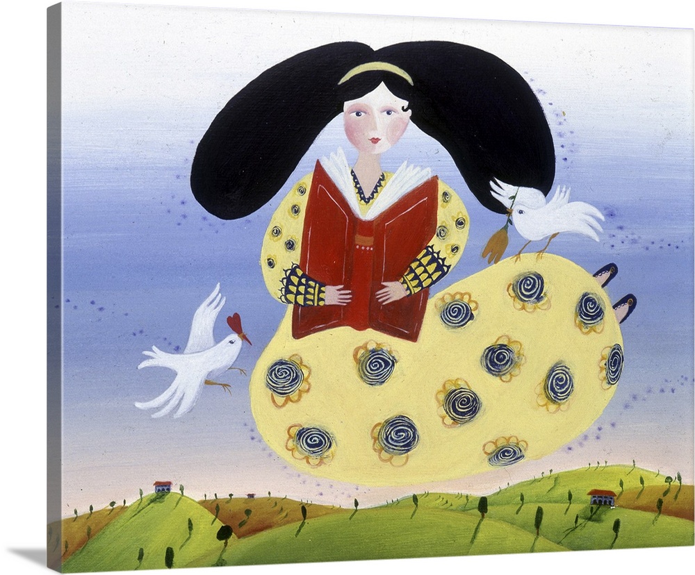 Girl With Birds, 1999