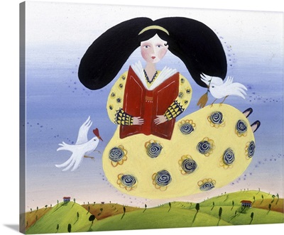 Girl With Birds, 1999