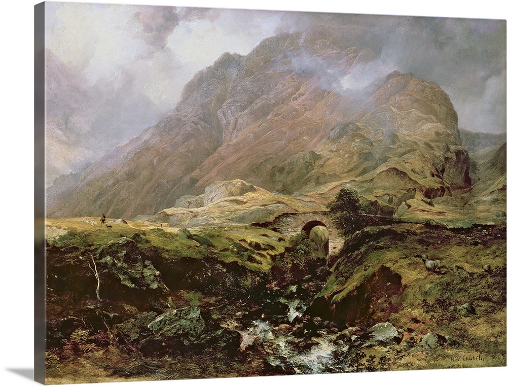 XCF273182 Glencoe, 1847 (oil on canvas)  by McCulloch, Horatio (1805-67); Private Collection; Scottish, out of copyright
