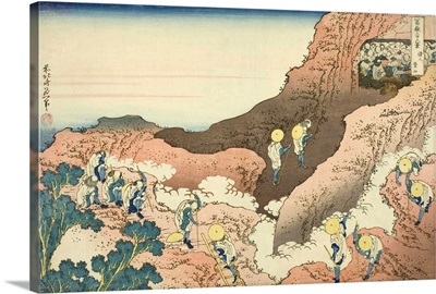 Groups of Mountain Climbers, from the series Thirty-Six Views of Mount Fuji, c.1830-33