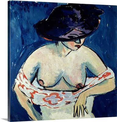Half-Naked Woman with a Hat, 1911