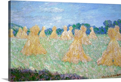 Haystacks, The young Ladies of Giverny, Sun Effect