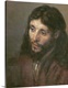 image thumbnail of Head of Christ, c. 1648, oil on canvas.  By Rembrandt van Rijn (1606-69).