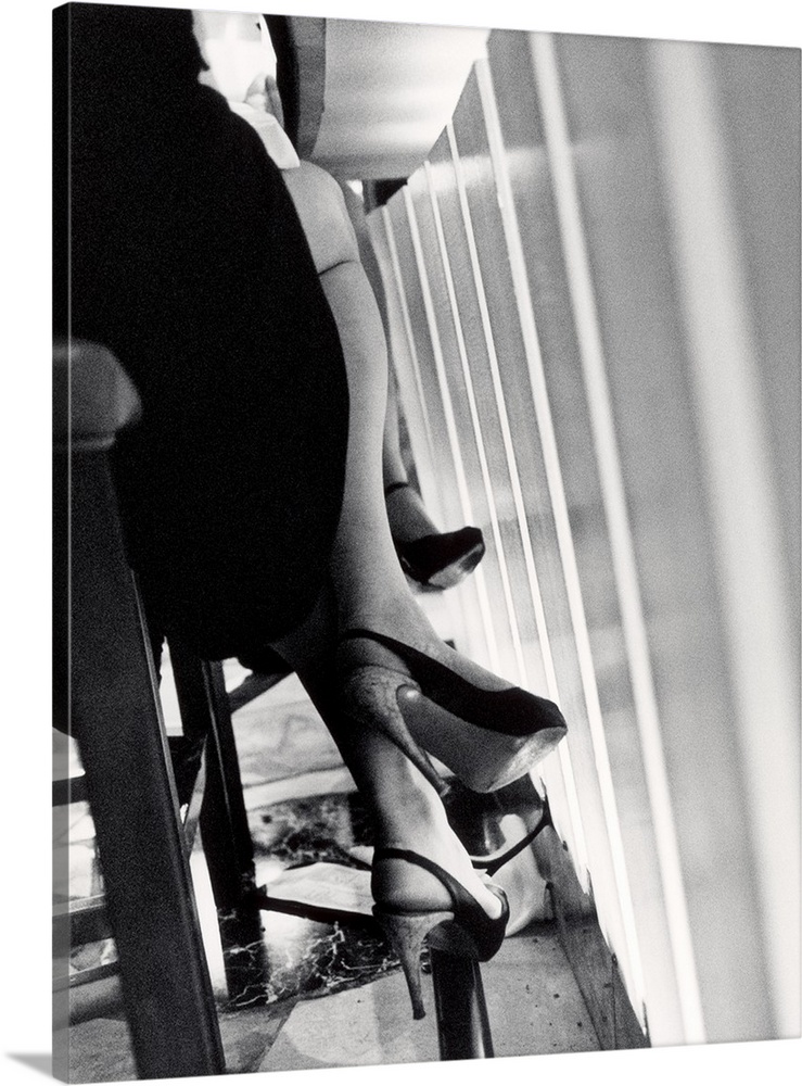 Heels, Las Vegas, Nevada, 2006, black and white photo.