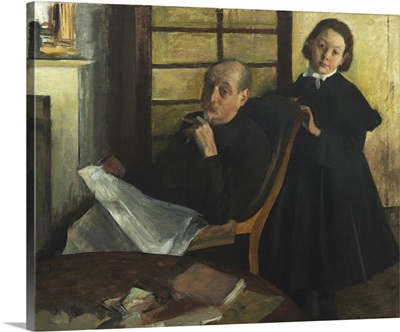 Henri Degas and His Niece Lucie Degas, 1875-76