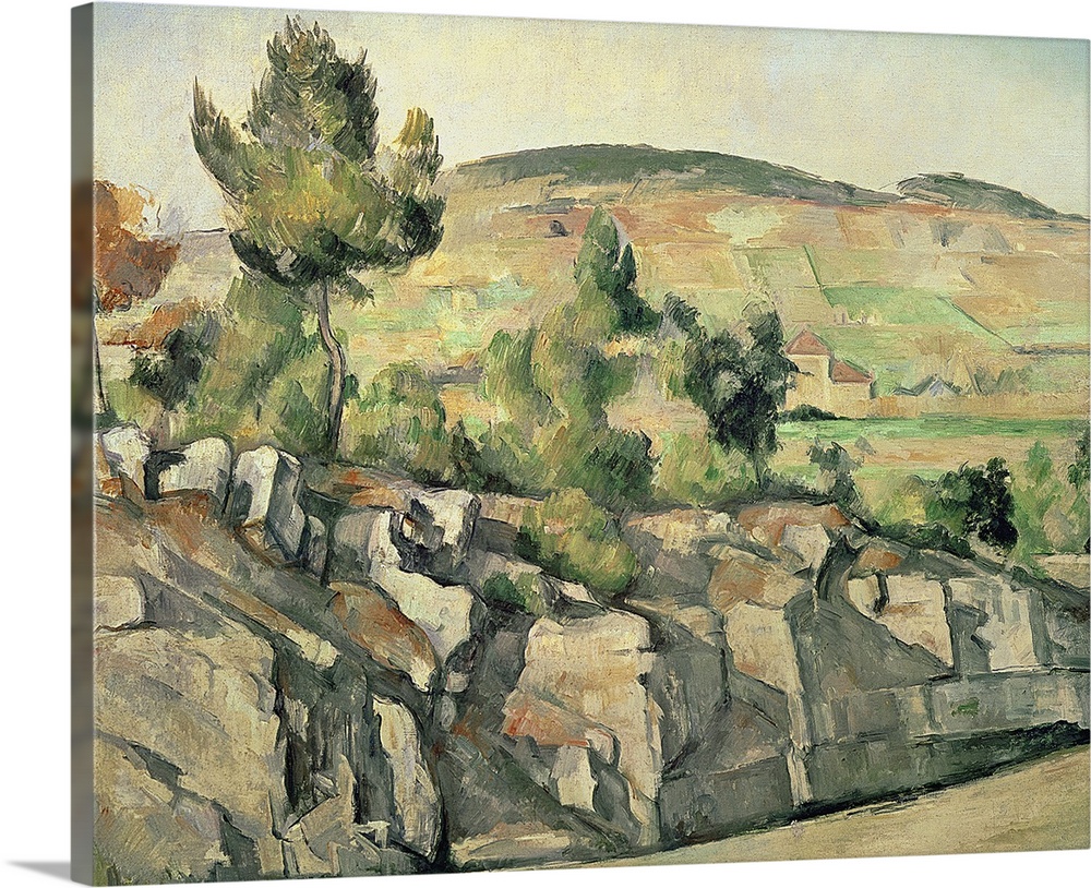 XCF29269 Hillside in Provence, c.1886-90 (oil on canvas)  by Cezanne, Paul (1839-1906); 63.5x79.4 cm; National Gallery, Lo...