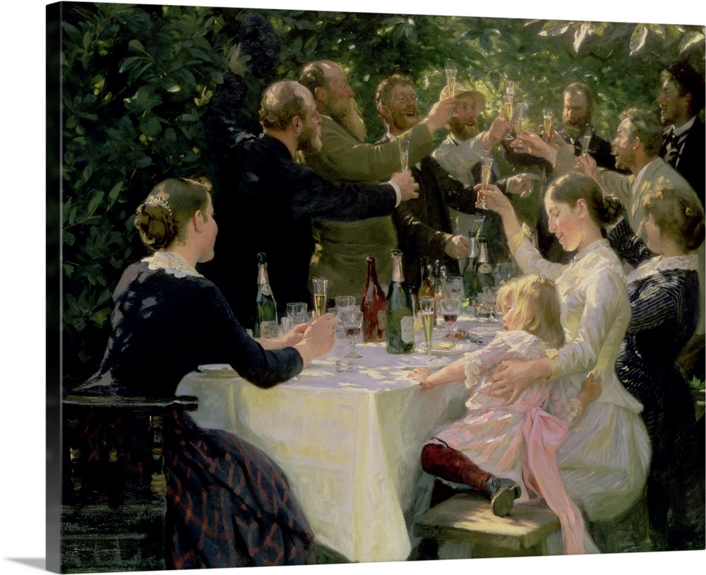 rynker forhindre Bliv sur Hip Hip Hurrah! Artists' Party at Skagen, 1888 Wall Art, Canvas Prints,  Framed Prints, Wall Peels | Great Big Canvas