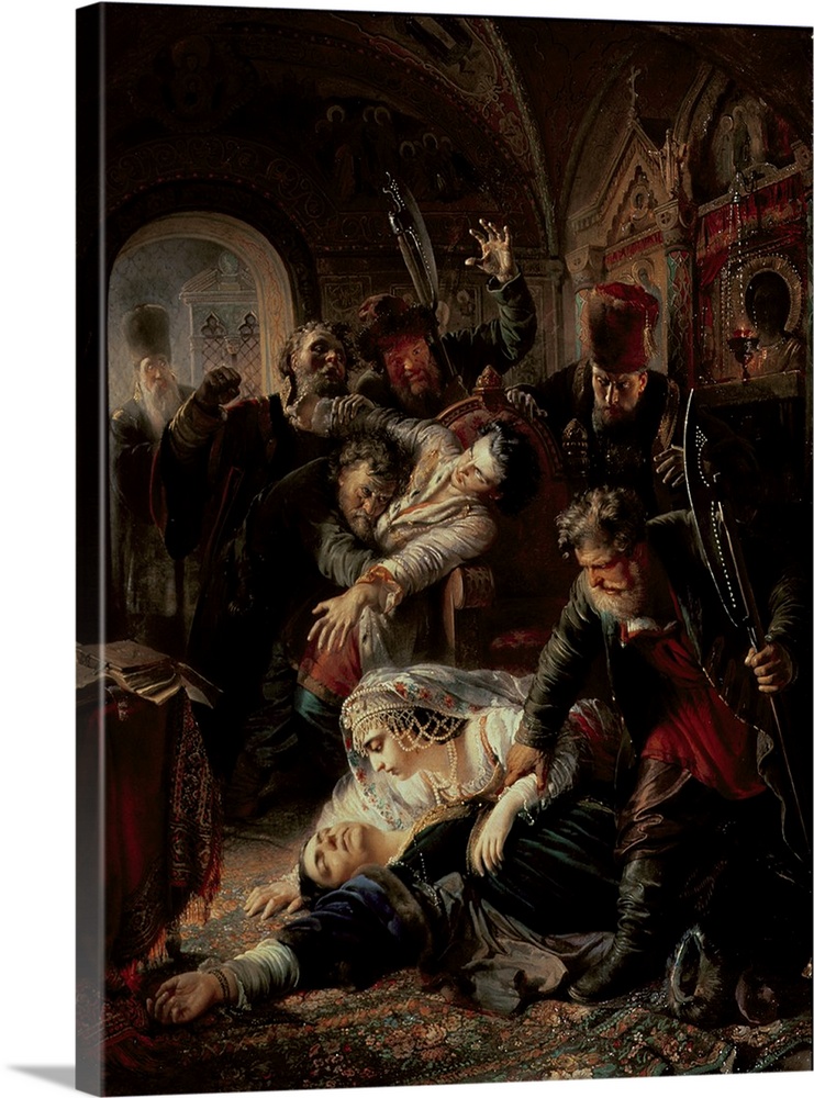 Hired Assassins Killing Tzar Boris Fyodorevich Godunov's Son, 1862