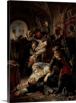 Hired Assassins Killing Tzar Boris Fyodorevich Godunov's Son, 1862