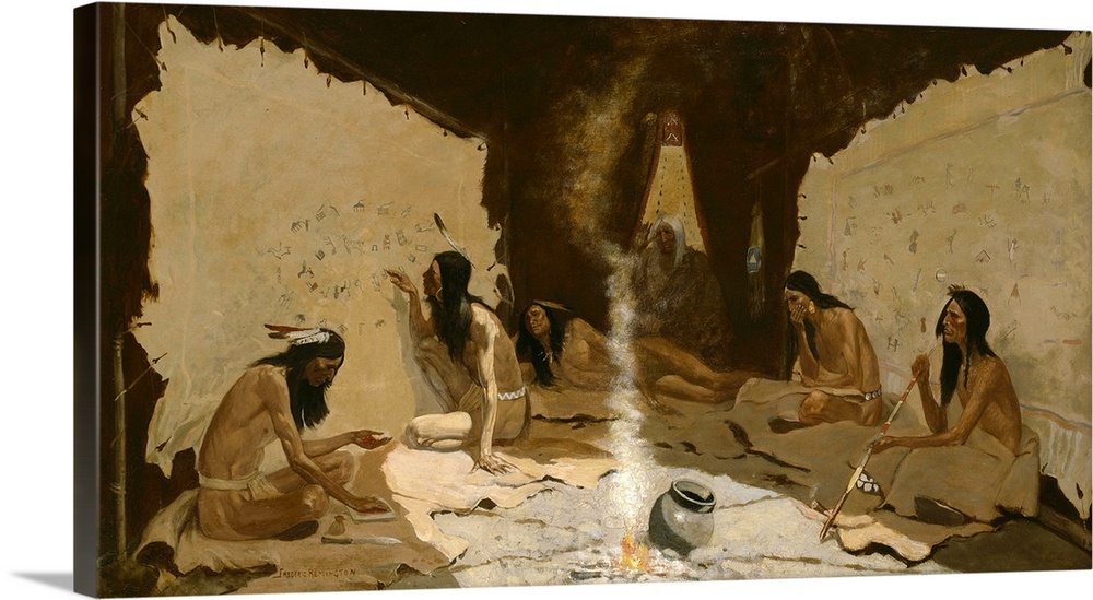 Historians of the Tribe, 1890-99, oil on canvas.