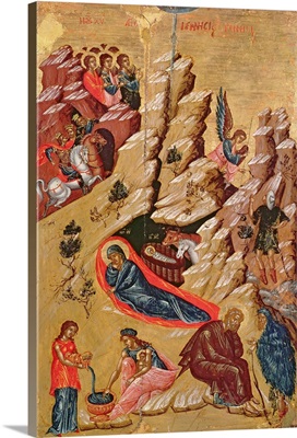 Icon depicting the Nativity