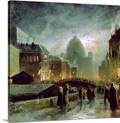 Illuminations in St. Petersburg, 1869