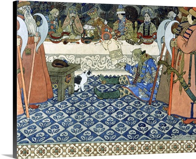 Illustration for Alexander Pushkin's 'Fairytale of the Tsar Saltan', 1905