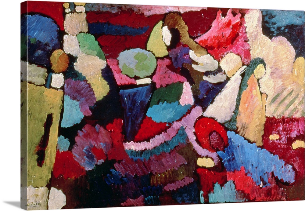 Improvisation, 1910 (originally oil on panel) by Kandinsky, Wassily (1866-1944)