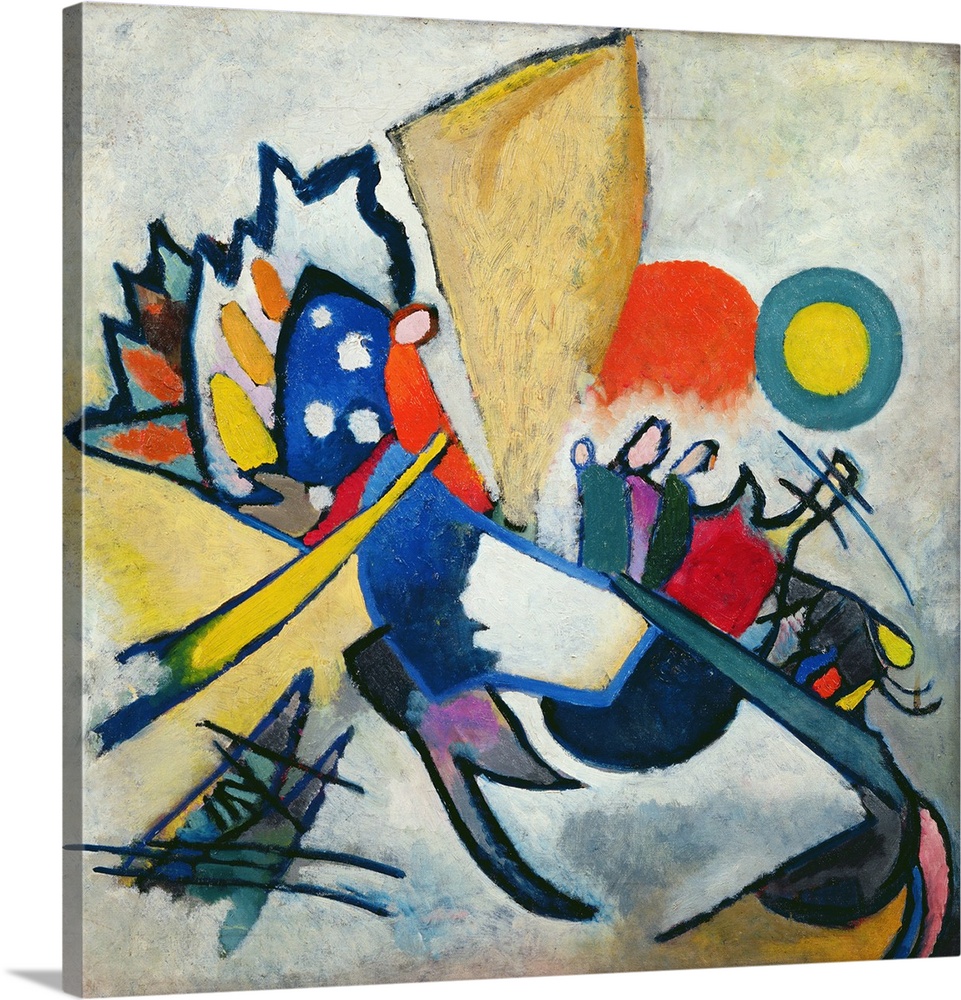 Improvisation 209, 1917 (originally oil on canvas) by Kandinsky, Wassily (1866-1944)