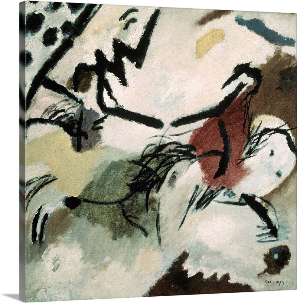 Improvisation No. 20, 1911 (originally oil on canvas) by Kandinsky, Wassily (1866-1944)